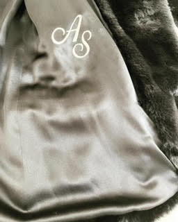 Faux Mink Black Peacoat