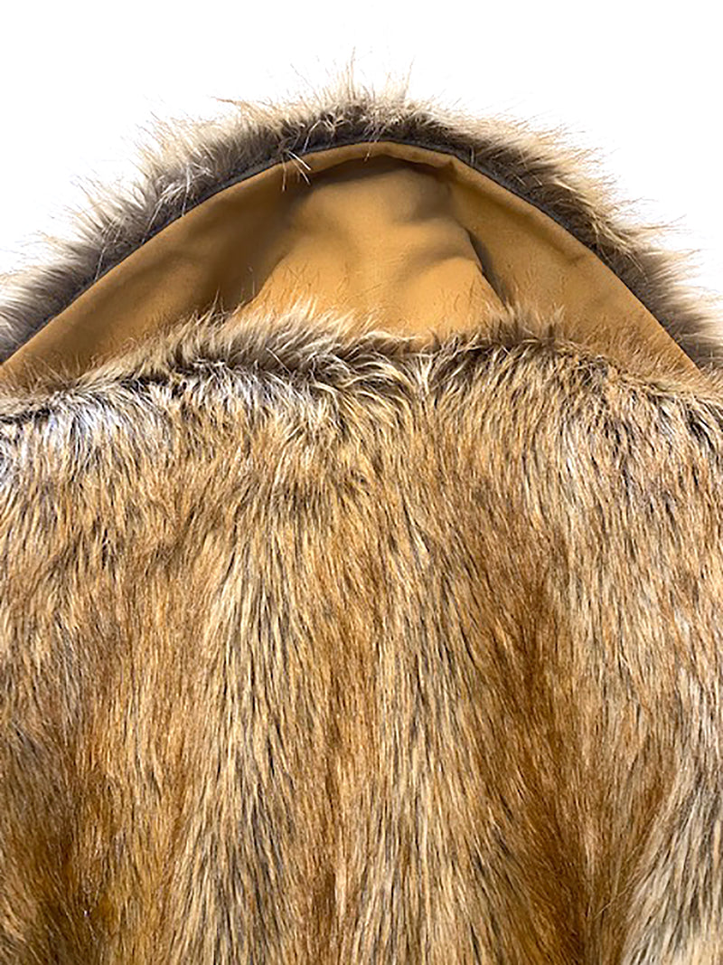 Faux Coyote Stadium Coat